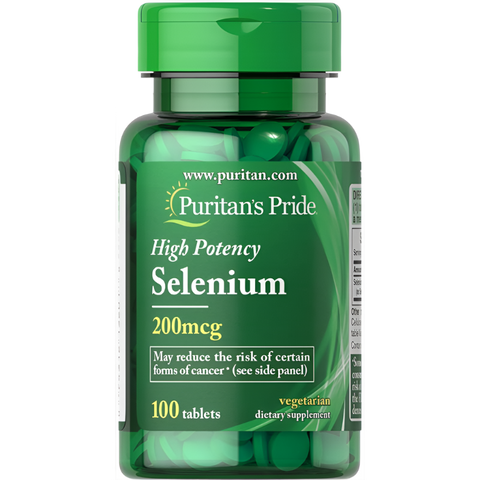Puritan’s Pride Selenium 200mcg Tablet 100's