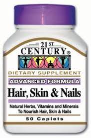 21st Century Hair, Skin & Nails Tablet 50's