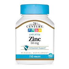 21st Century Zinc 50MG Tablet 110's