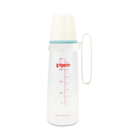 Pigeon Plastic Feeding Bottle With Handle 240ml