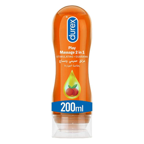 Durex Play Massage 2 In 1 Stimulating With Guarana 200ml