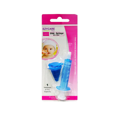 Ezycare Oral Syringe With Dosage Cork 5ml