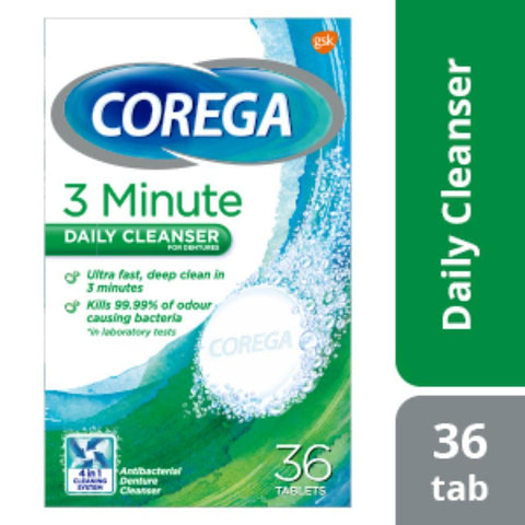 Corega Full Denture Cleanser Tablets 36s