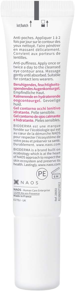 Bioderma Sensibio Eye Contour Gel 15ml