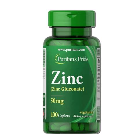 Puritan's Pride Zinc Gluconate 50mg Tablet 100's