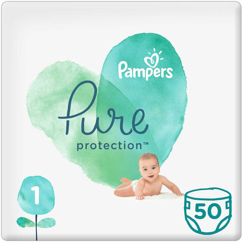 Pampers Pure Size 1 50's