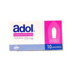 Adol 125mg Suppositories 10's