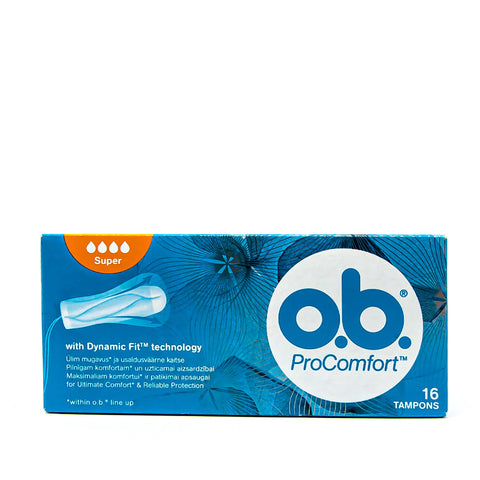 o.b. Super Tampons 16's