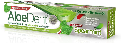 AloeDent Triple Action Spearmint Toothpaste 100ml