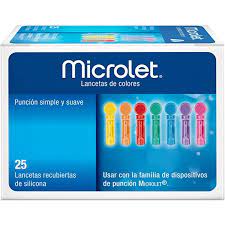 Ascensia Microlet Lancet Color 25's