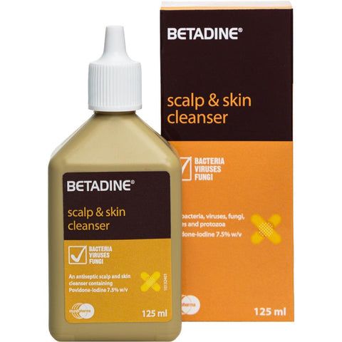Betadine Scalp & Skin Cleanser 125ml