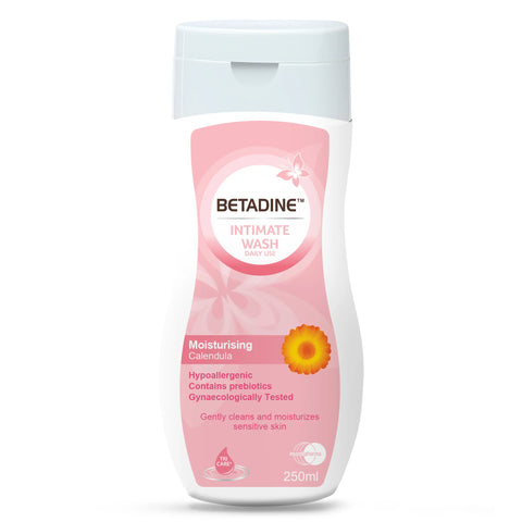 Betadine Daily Use Feminine Intimate Wash, Moisturizing Calendula 250ml