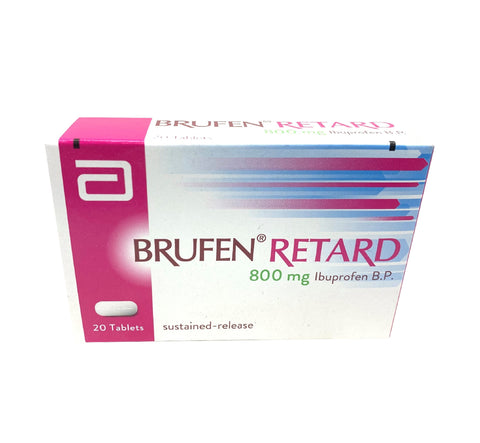 Brufen Retard 800mg Tablet 20's