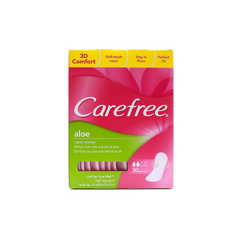 Carefree Panty Liners Aloe Vera 30's