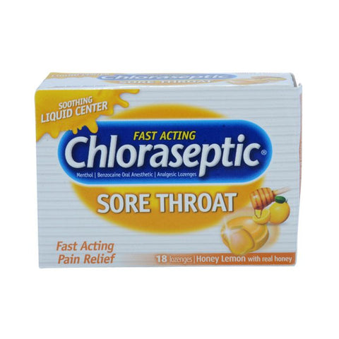 Chloraseptic Honey/Lemon 18's