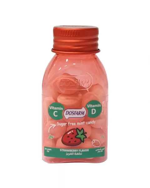 Dosfarm Suger Free Mint Candy Strawberry 22g