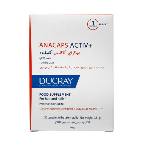 Ducray Anacaps Activ Plus Capsule 30's
