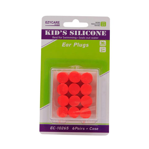 Ezycare Kids Silicone Ear Plug (6 Pair)