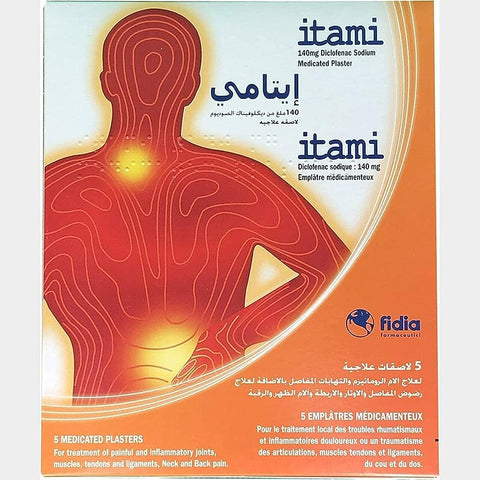 Itami 140mg Medicated Plaster 5's