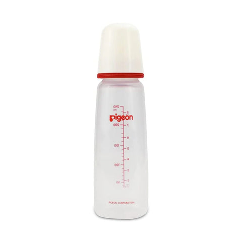 Pigeon Plastic Feeding Bottle KP-8 240ml (White Cap)