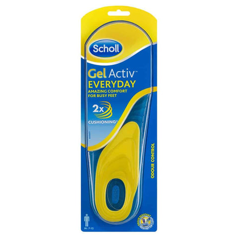 Scholl Gel Activ Everyday Insoles for Men
