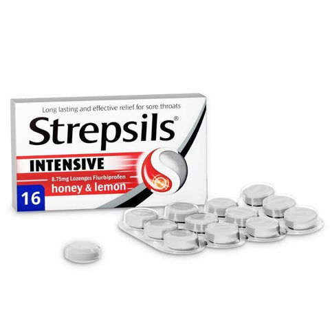 Strepsils Intensive Honey/Lemon Lozenges 16's