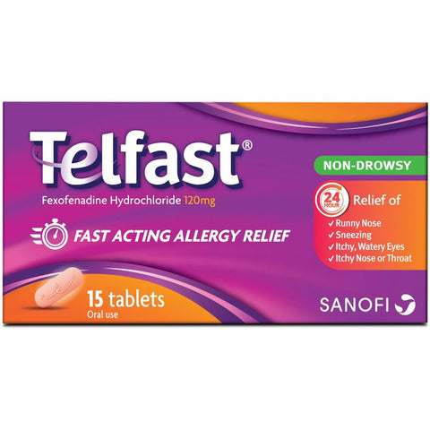 Telfast 120mg 15's