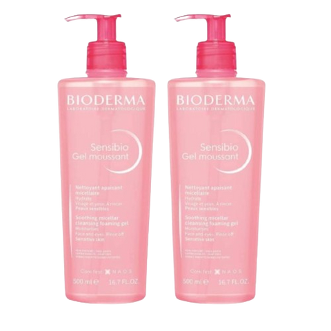 Bioderma Sensibio Moussant Gel 500ml Buy 1 Get 1 Offer Pack