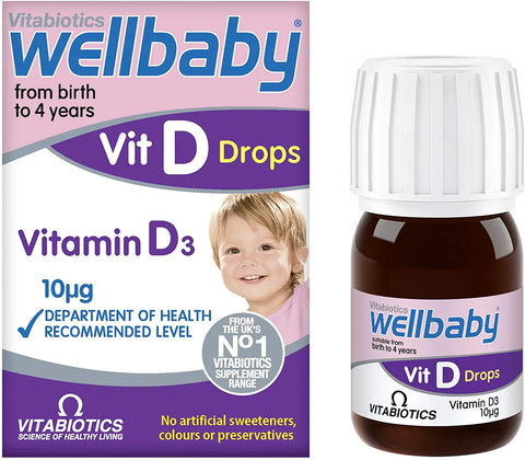 Vitabiotics Wellbaby Vitamin D Drops 30ml