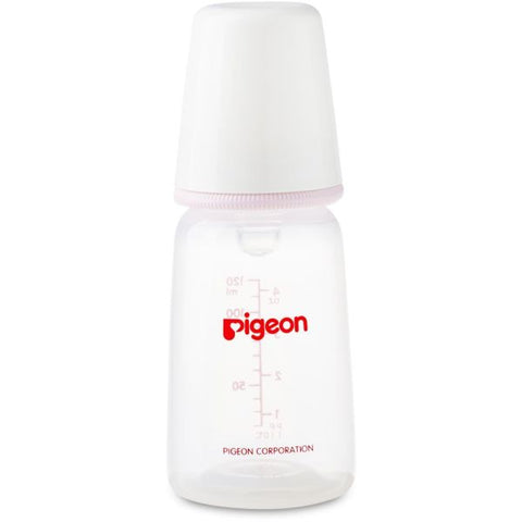 Pigeon Plastic Feeding Bottle KP-4 120ml (White Cap)