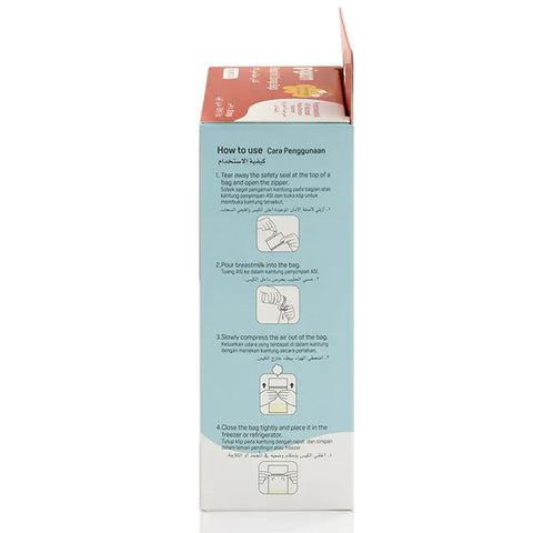 Pigeon Breastmilk Storage Bags 25bags (180ml/6oz)