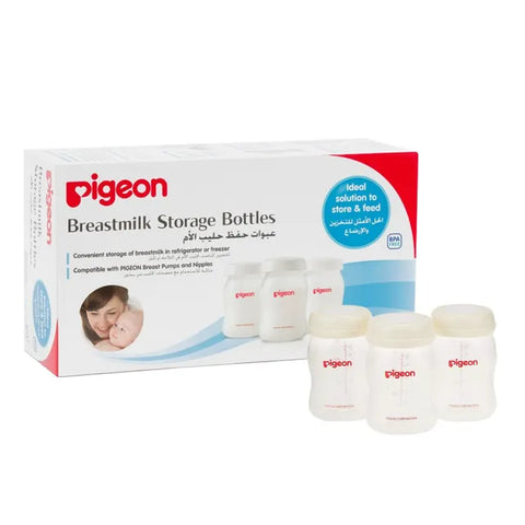 Pigeon Breast Milk Storage Bottles 3pcs/set (160ml/5oz)