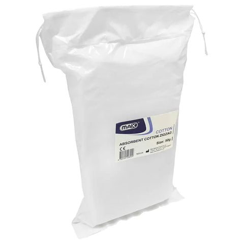 MAX Absorbant Cotton Zigzag 50 GM