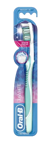 Oral B Toothbrush 3D White 40 M