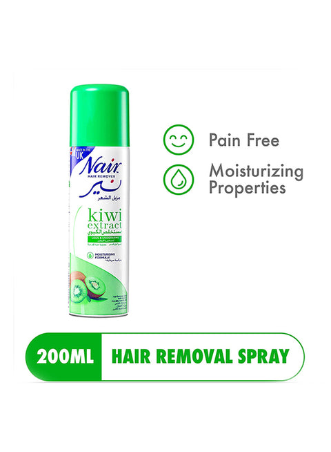 Nair Hair Removal Kiwi extract Spray 200ml (Legs & Underarms)