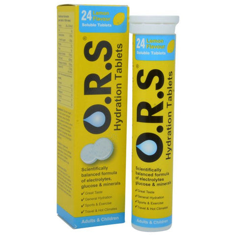 ORS Soluble Tabs Lemon 24'S