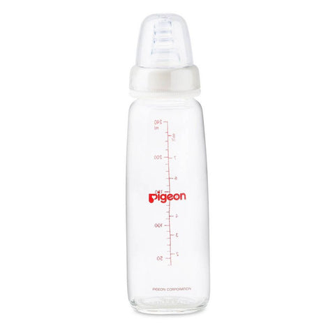 Pigeon Glass Feeding Bottle K-6 200ml (Transparent Cap)