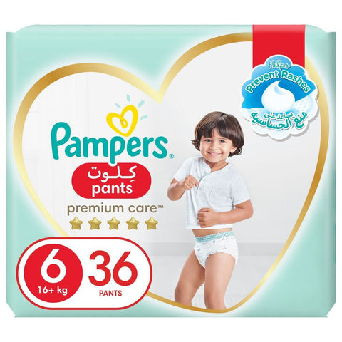 Pampers Premium Care Pants Jumbo Pack Size 6 36's (16+ Kg)