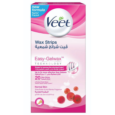 Veet Cold Wax Strips Normal 20's