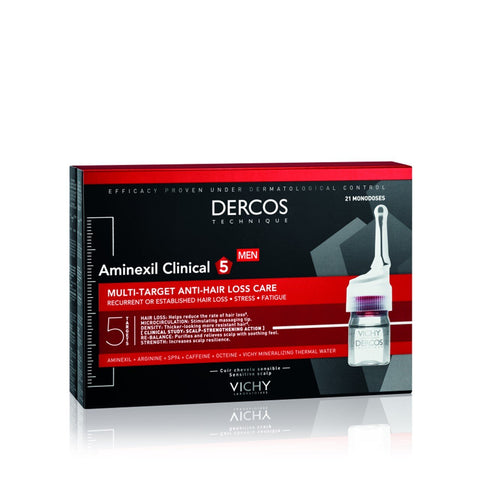 Vichy Dercos Aminexil Men Clinical 5, 6ml x 21's